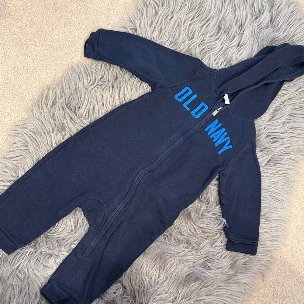 Old Navy Dark Blue Kids Footie